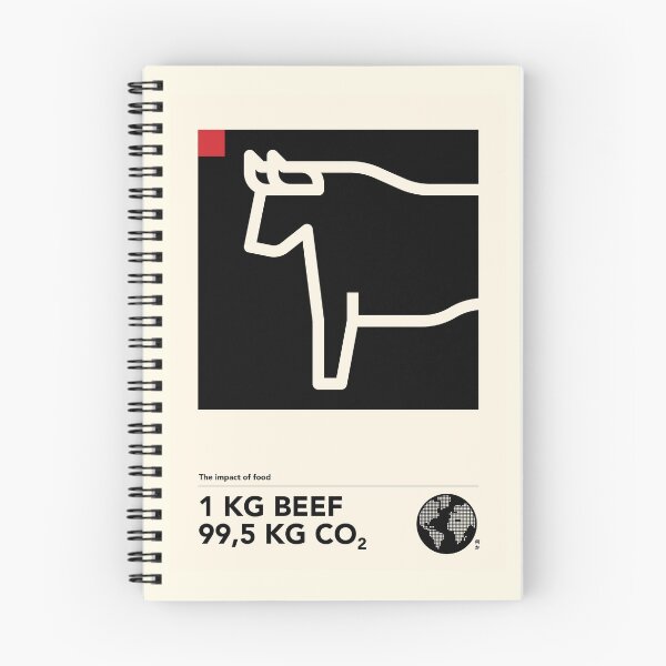 Item preview, How much CO2 does one kilo of food cost_beef designed and sold by Nanika-akimoto.