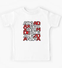 Max Ada Zoe tessellation (Amazed) Kids Tee