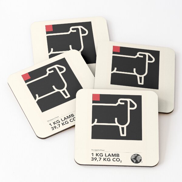 Item preview, How much CO2 does one kilo of food cost_lamb designed and sold by Nanika-akimoto.