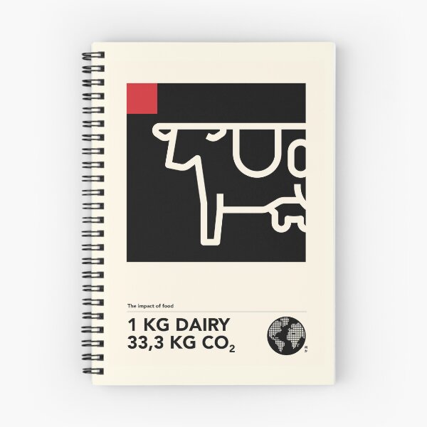 Item preview, How much CO2 does one kilo of food cost_dairy designed and sold by Nanika-akimoto.