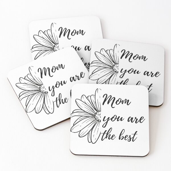 Item preview, happy mothers day with love and flowers - Mom You Are Best designed and sold by minimalconcept.