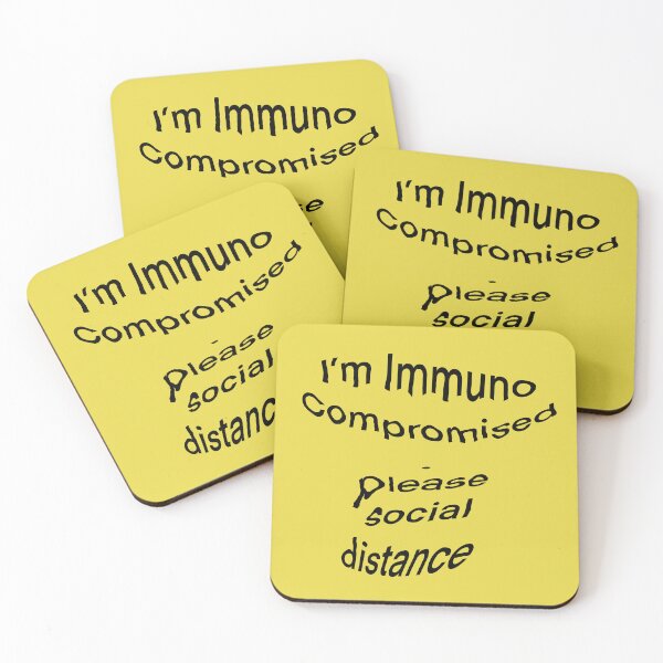 Item preview, Im immunocompromised please social distance designed and sold by headtrackerart.