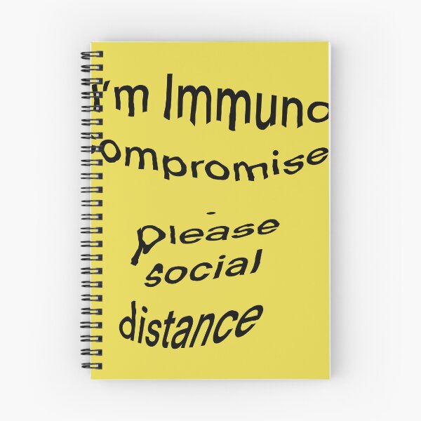 Item preview, Im immunocompromised please social distance designed and sold by headtrackerart.