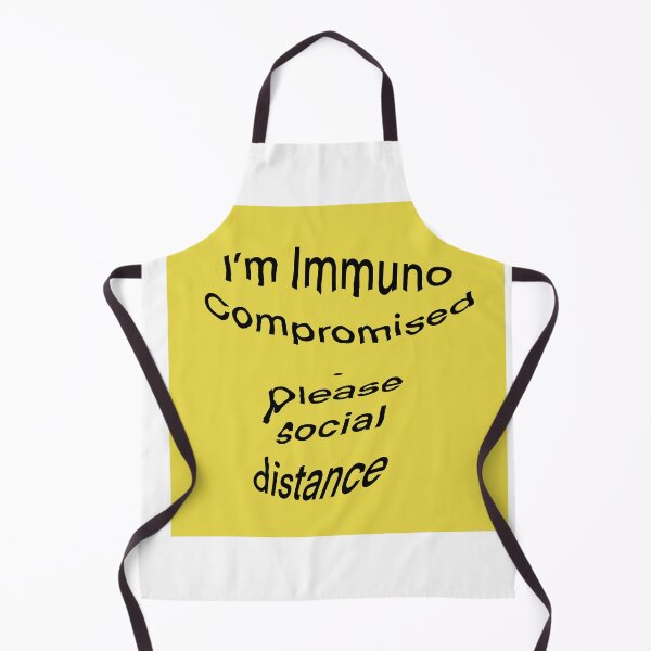 Item preview, Im immunocompromised please social distance designed and sold by headtrackerart.