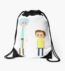 Rick and Morty Drawstring Bag