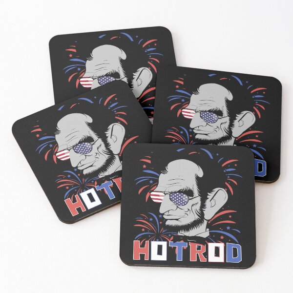 Item preview, Hot Rod Abraham Lincoln Presidents Day Funny Muscle Car designed and sold by CharJens.