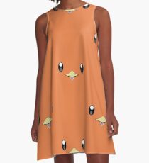 Fire Type A-Line Dress
