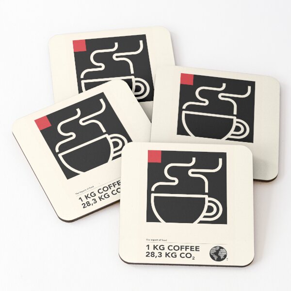 Item preview, How much CO2 does one kilo of food cost_coffee designed and sold by Nanika-akimoto.