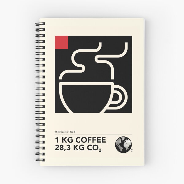 Item preview, How much CO2 does one kilo of food cost_coffee designed and sold by Nanika-akimoto.