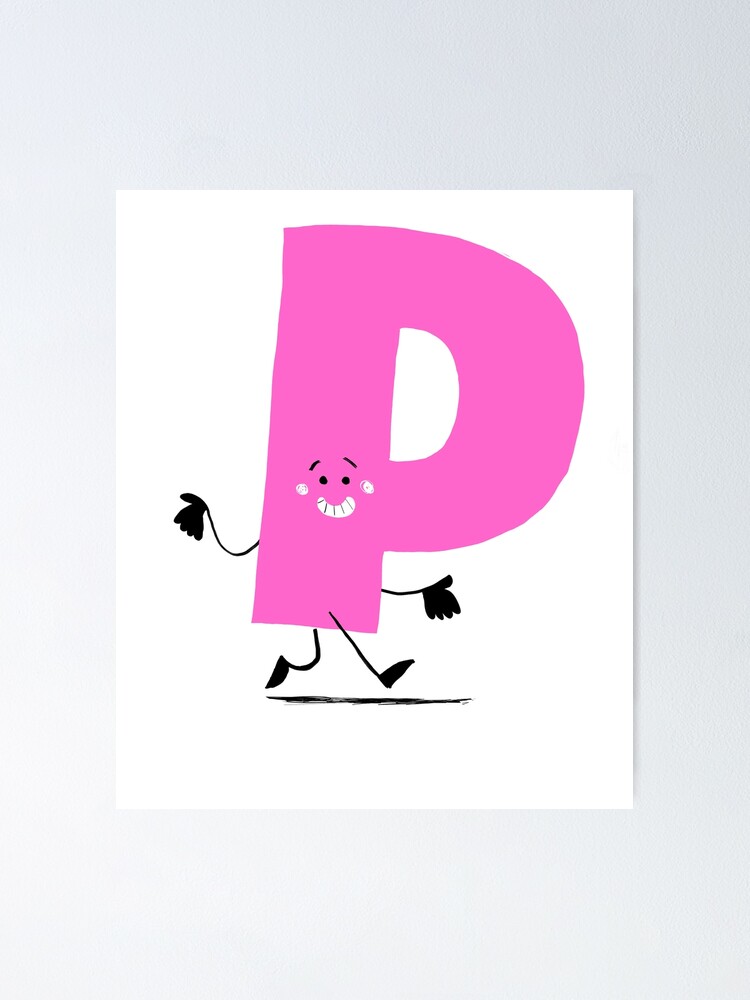 Alphabet Lore Letter P Pink cute T-Shirt