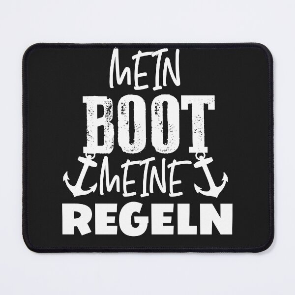 Artikelvorschau, Mein Boot meine Regeln - Cooles Boots T-Shirt für alle Kapitäne und stolze Bootsinhaber entworfen und verkauft von Gordenwear.