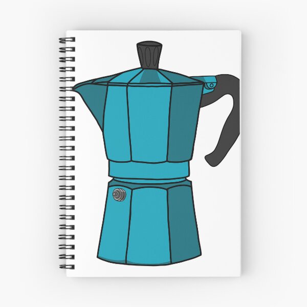 Item preview, Light blue cafetera designed and sold by thirdearprints.