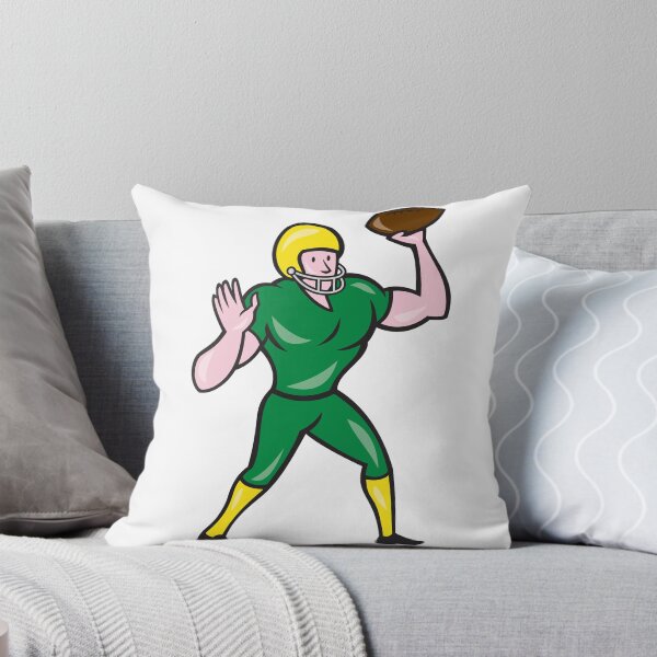Item preview, American Football QB Throwing Retro designed and sold by patrimonio.