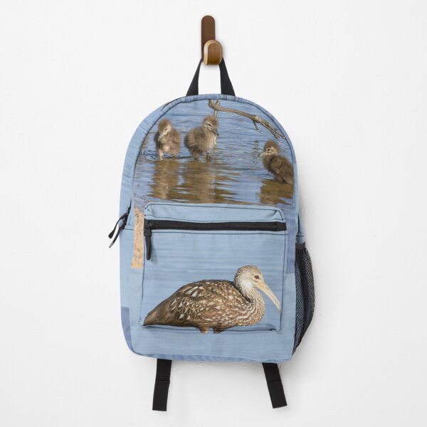 Item preview, Florida Limpkin bird with babies at the lake designed and sold by Zina Stromberg.