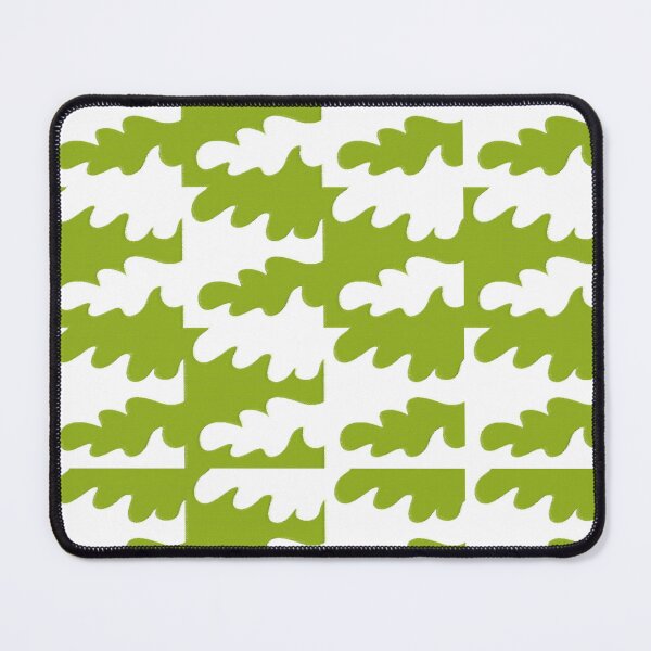 Item preview, Green and White Tessellation Style Pattern | Cherie's Art(c)2022 designed and sold by CheriesArt.