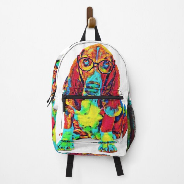 Item preview, Painted Rainbow Dog With Glasses designed and sold by Designs By YL.