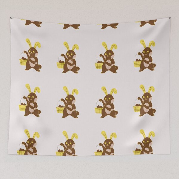 Item preview, Funny chocolate bunny basket designed and sold by Mita ⭐⭐⭐⭐⭐.