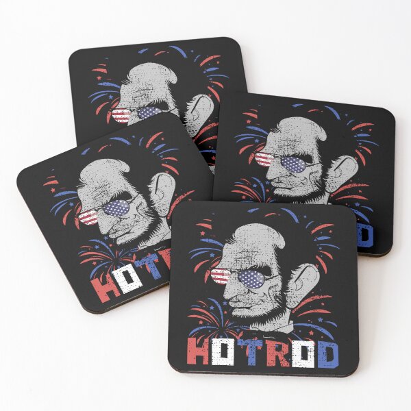 Item preview, Hot Rod Abraham Lincoln Presidents Day Funny Muscle Car designed and sold by CharJens.