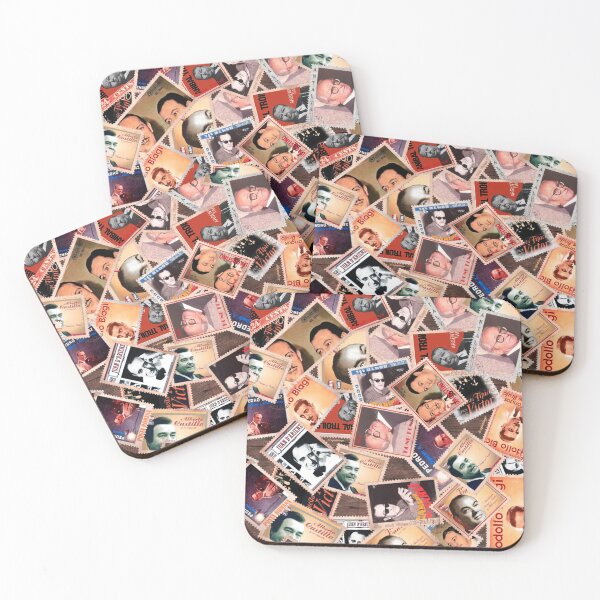 Item preview, Vintage Argentine Tango Music Orchestras Stamps Collage Version 2 designed and sold by infinitetango.