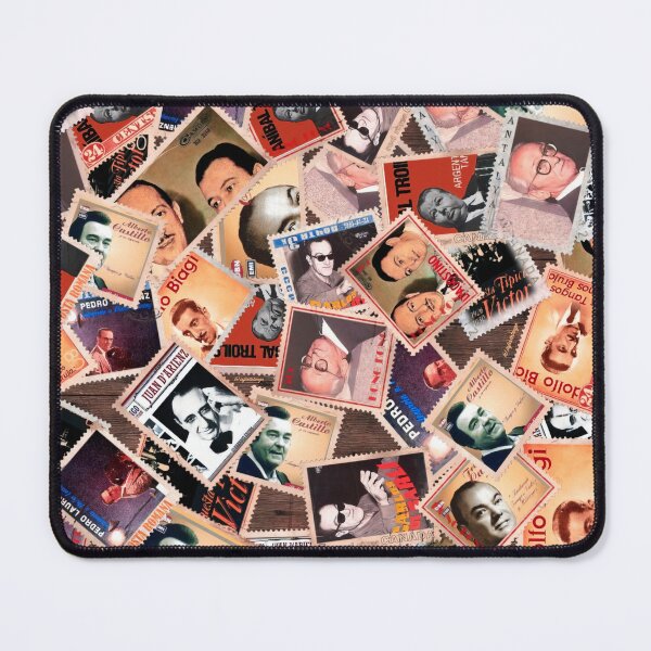 Item preview, Vintage Argentine Tango Music Orchestras Stamps Collage Version 2 designed and sold by infinitetango.