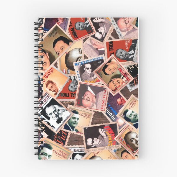 Item preview, Vintage Argentine Tango Music Orchestras Stamps Collage Version 2 designed and sold by infinitetango.
