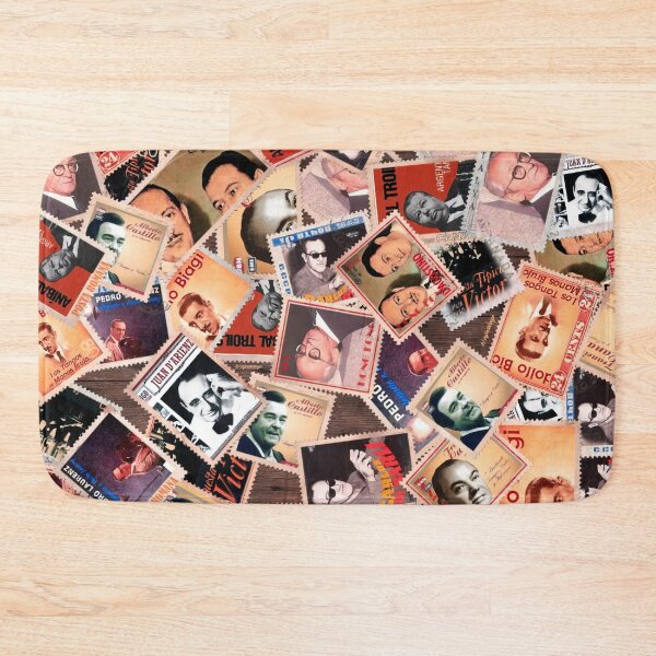 Item preview, Vintage Argentine Tango Music Orchestras Stamps Collage Version 2 designed and sold by infinitetango.