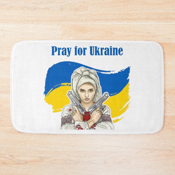 Item preview, Ukrainian girl with guns - Pray for Ukraine designed and sold by AlexNik.