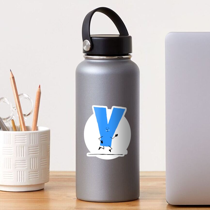 Letter Y Cute Alphabet Name Begins With Y Sticker For Sale By Jfillustration Redbubble