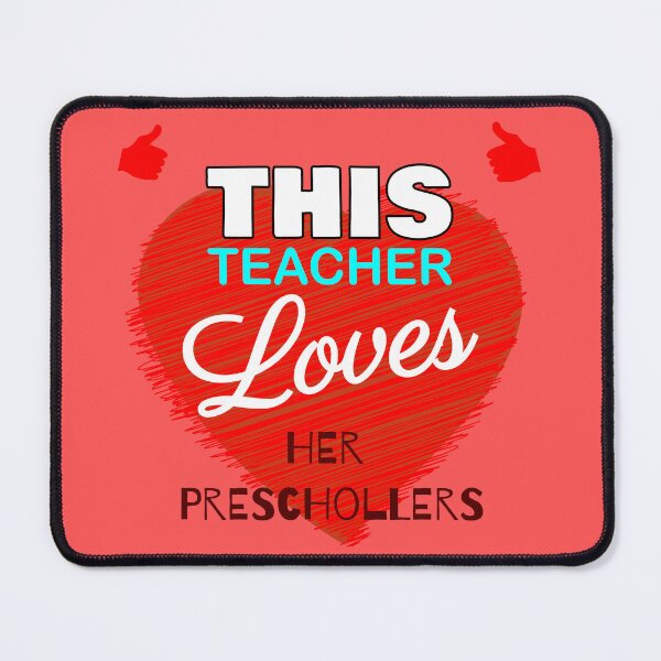 Item preview, This Teacher Loves Her Preschoolers designed and sold by john-ess.