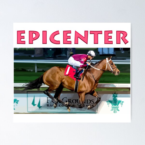 Item preview, Epicenter - Classic Horseracing designed and sold by TrillheadsStore.