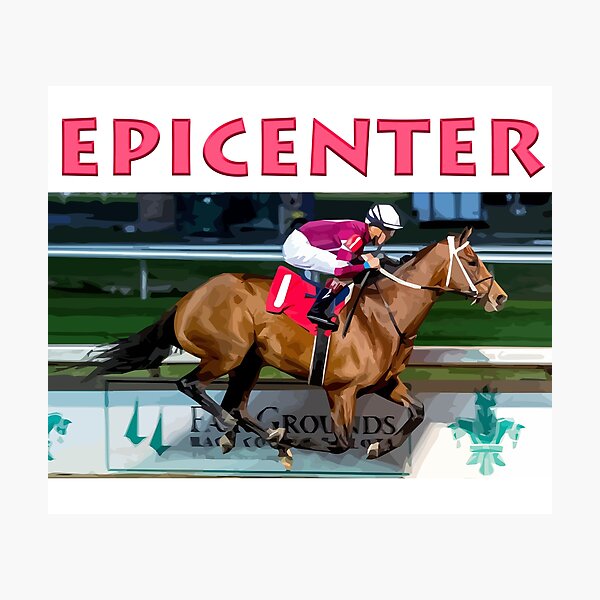 Item preview, Epicenter - Classic Horseracing designed and sold by TrillheadsStore.
