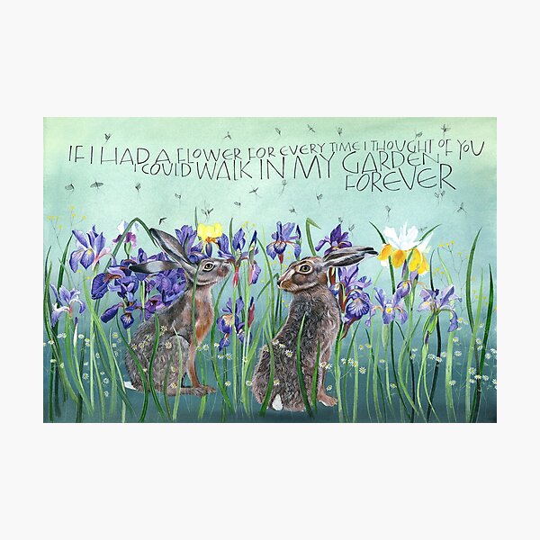 Item preview, If I had a flower for every time I thought of you. designed and sold by samcannon.