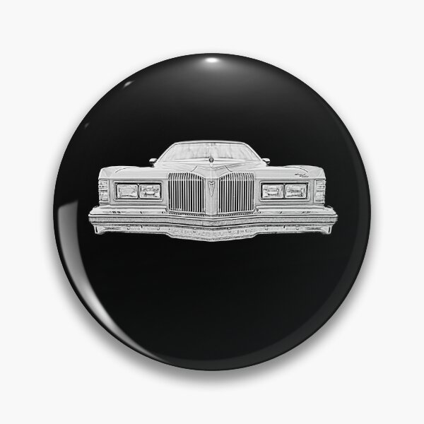 Item preview, Pontiac Grand Prix 1970s American classic car monochrome designed and sold by soitwouldseem.