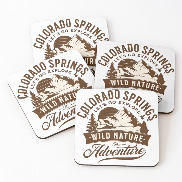 Item preview, Hiking Camping Adventure Travel Colorado Springs Colorado designed and sold by CattlettArt.