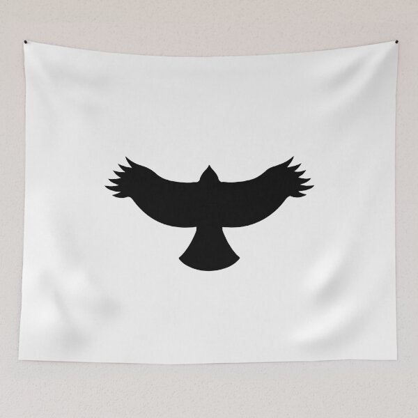 Item preview, The Flying Hawk Black Tattoo designed and sold by Pointit.