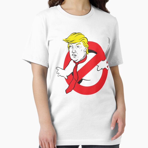 Vista previa del artículo con la obra «Trump Ghostbusters - GOP Buster», diseñado y vendido por LemonRindDesign.