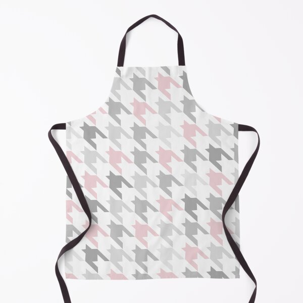 Item preview, Elegant Pink & Gray Houndstooth  designed and sold by newburyboutique.