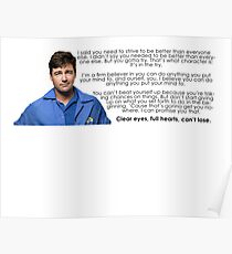 Coach Taylor Friday Night Lights Quote Poster