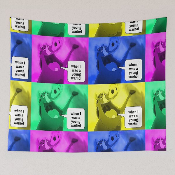 Item preview, "When I was a young Warhol" designed and sold by HCMoonComa.
