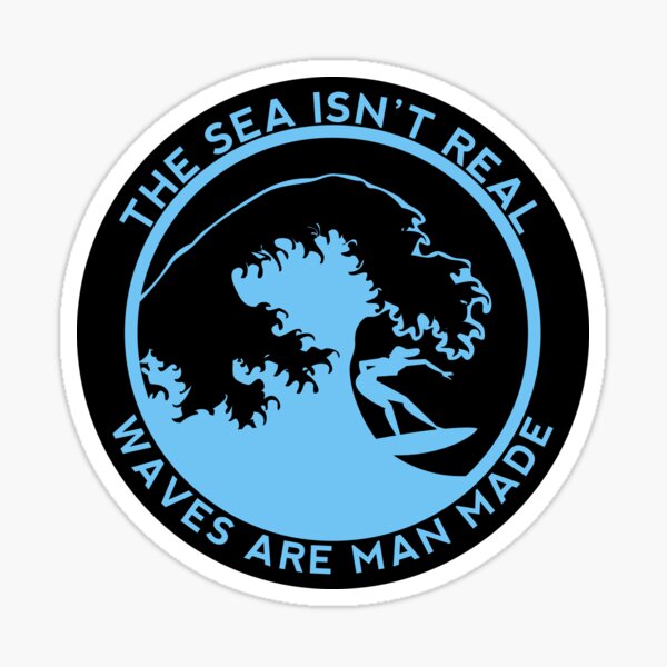Item preview, The Sea Isn't Real Say No To The Sea - Funny conspiracy theory  designed and sold by yoshra.