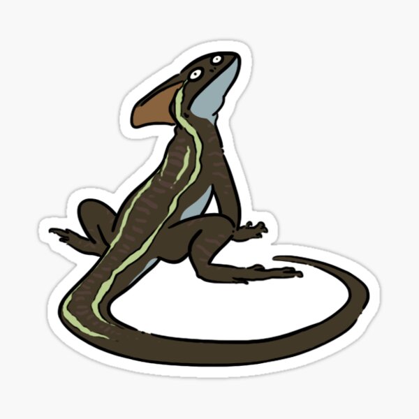 Item preview, Brown Basilisk Sticker designed and sold by beebsart.