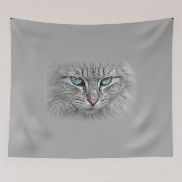 Item preview, Cute little silver cat designed and sold by sreckov-desig.