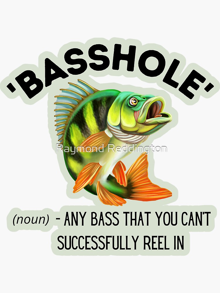 Basshole Fish | Sticker