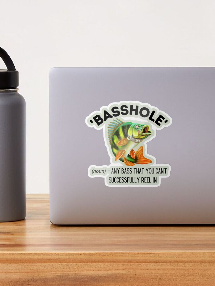 Basshole Fish | Sticker
