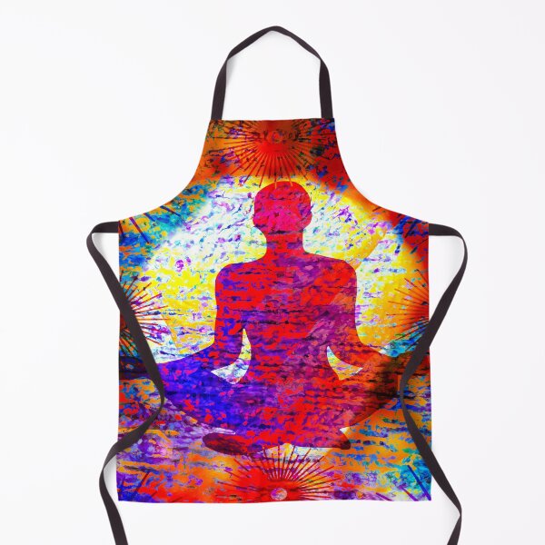 Item preview, Meditate Red Yoga Art Work designed and sold by EdwardMonet.