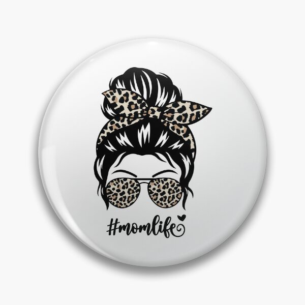 Item preview, leopard print Mom bun designed and sold by Fam19.
