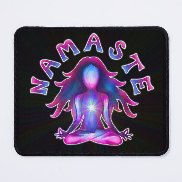 Item preview, Namaste Psychedelic Yoga Silhouette designed and sold by Deborah Camp.