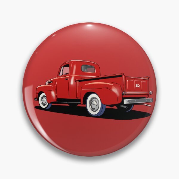 Item preview, Ford F1 Pick Up truck in red designed and sold by Webazoot Industries - Car Art.