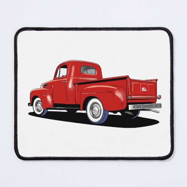 Item preview, Ford F1 Pick Up truck in red designed and sold by Webazoot Industries - Car Art.
