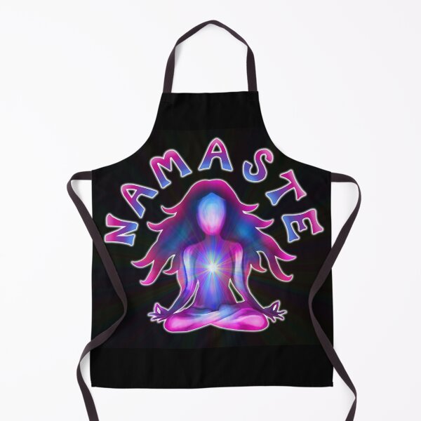 Item preview, Namaste Psychedelic Yoga Silhouette designed and sold by Deborah Camp.
